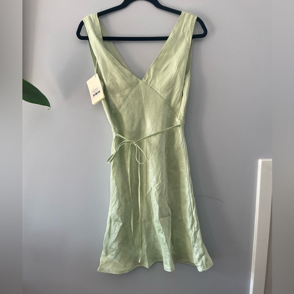 Peppermayo - Audrey Vintage Slip Dress in Sage Green - Picture 7 of 16